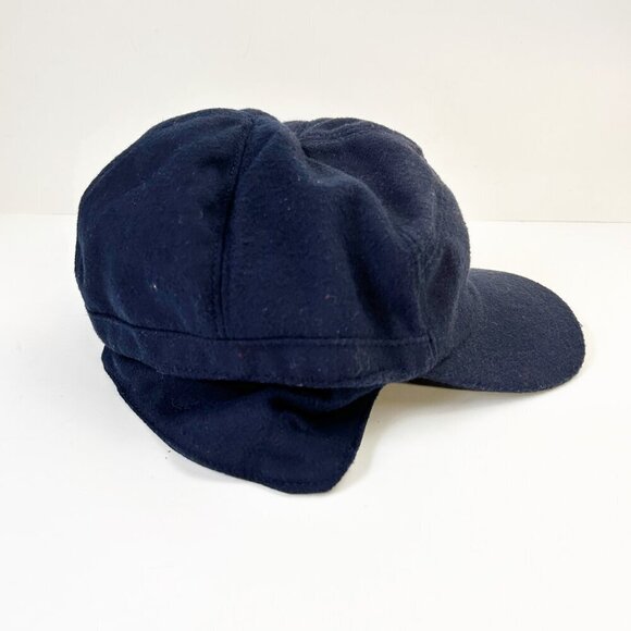 Vintage Broner Hat Insulated Quilted Trapper Wool Blend Cap Outdoor Hunt - Picture 2 of 9